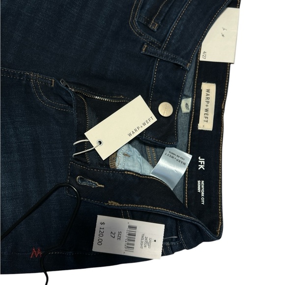 BNWT Warp + Weft JFK Skinny Jeans Size 27 - Picture 6 of 6